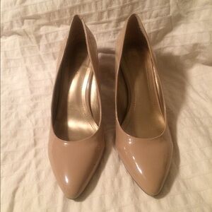 BCBGeneration Nude Wedges